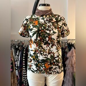 Vintage Club Monaco top from 2014! 100% polyester no stretch! Never been worn!